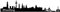 Samunshi® Autoaufkleber Hamburg Aufkleber Skyline 100 x 20cm schwarz