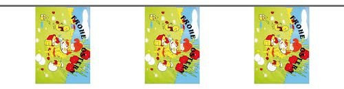 Fahnenkette Frohe Ostern 6 m Fahne Flagge Flaggenkette