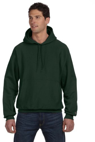Champion Men's Men' Reverse Weave Fleece Pullover Hoodie, Dark Green, XXX-Large