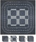 Celawork Bauplatten für Straßen, Städte, Straßenplatten,Classic Bausteine,Kompatibel mit meisten gängigen Marken, 25.5 * 25.5cm Platten-Set für Kreatives Spielen, Lernspielzeug
