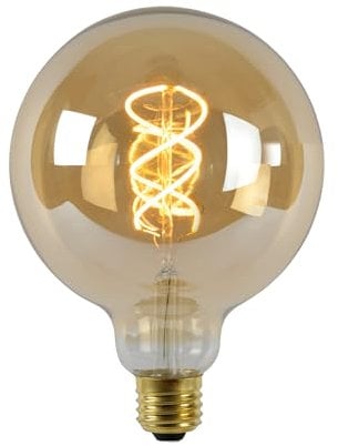 LUCIDE G125 - Glühfadenlampe - Ø 12,5 cm - LED Dim. - E27-1x4,9W 2200K - Amber