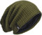VECRY Herren Slouchy Mütze Strickmützen Rasta Skull Cap Sommer Winter Sackmütze , M, Grün
