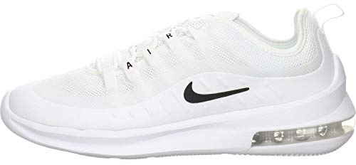 NIKE Boy's Nike Air Max Axis Bg Running Shoes, White Black, 9 UK