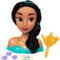 Disney Princess Jasmin Frisierkopf 20cm mit 14 Zubehörteilen für Styling-Spaß, ab 3 Jahren, Just Play