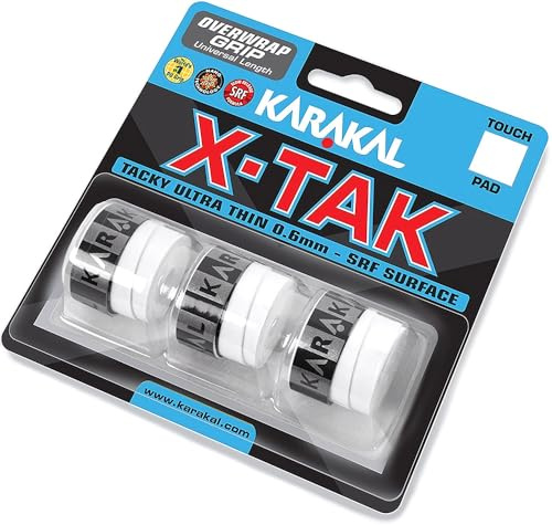 Karakal CUBO DE 72 OVERGRIPS X TAK Blanco