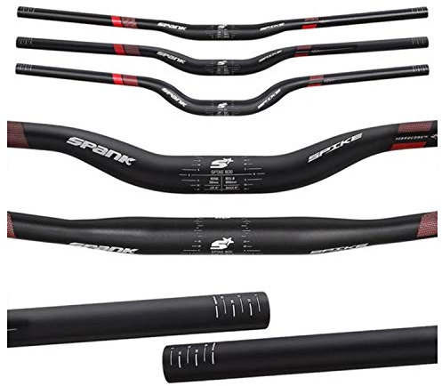 Spank Spike 800 Vibrocore, Rise 30 mm, 31,8 mm Kleiderbügel für Erwachsene, Unisex, Schwarz/Rot, 30R