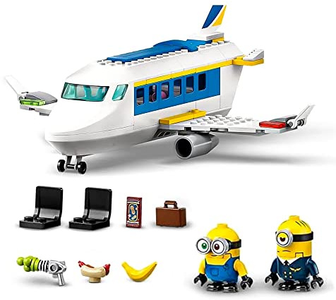 LEGO Minions: Minion Pilot in Training (75547) Toy Plane Building Kit for Kids, a Great Present for Kids Who Love Minions Toys and Minion Figures, New 2021 (119 Pieces)