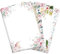 50 Blatt Briefpapier (A4) | Floraler Mix (5 x 10 Blatt) | Motivpapier | edles Design Papier | beidseitig bedruckt | Bastelpapier | 90 g/m²