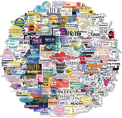 Motivational Stickers for Laptop, [Good Times] 50pcs Inspirational Stickers for Teens, Students, Teachers, Employees, Waterproof Positive Word Quote Stickers for Water Bottles