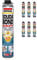 6 x Soudabond Easy Bonding PU Adhesive Soudal Gun Grade Foam Based Fixing Plasterboard Panels