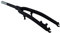 P2R (Cycle) Fourche VTC 700x35 Rigide alu Compatible v-Brake-Disc Pivot Lisse 1''1-8-28,6 Exterieur 310mm Noire