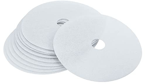 sourcing map Universal Cloth Dryer Exhaust Filter, Cotton 260x40mm White for Clothes Dryer Filter Replacement Pack of 10