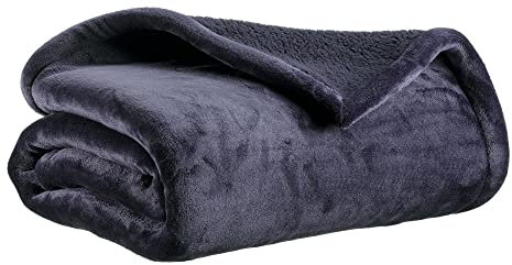 Vivaraise Plaid Michka Marine 130 x 160 cm