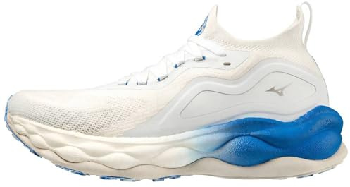 Mizuno Wave Neo Ultra Damen Laufschuhe, UndyedWht/8401C/PBlue, 40 EU, Undyedwht 8401c Pblue, 40 EU