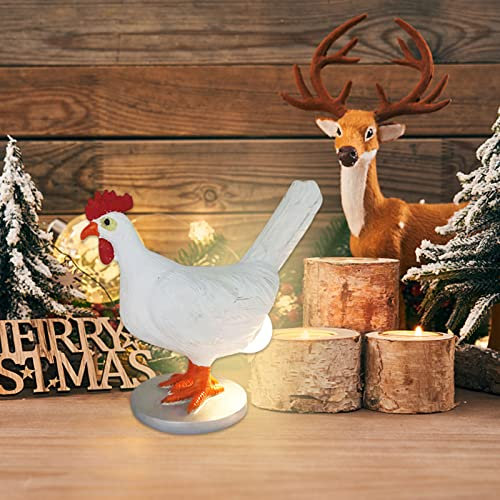 Tischlampe mit Hühner-Eier-Lampe, Taxidermie, Ostern, Junggesellinnenabschied, USB-Nachtlicht, Küken-Nachtlicht, Simulation, Harz, Hennen, Eier, Lampen, wiederaufladbar, Schreibtisch-Ornamente