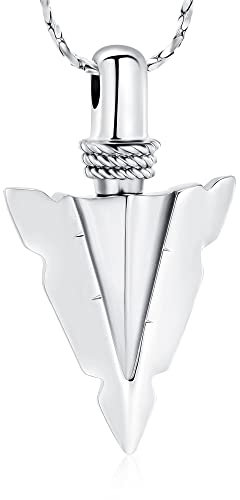 Minicremation Mjolnir Thors Hammer Urn Necklace for Ashes for Men Celtic Nordic Viking Cremation Jewelry for Women Keepsake Memorial Ashes Pendant (Silver-A)