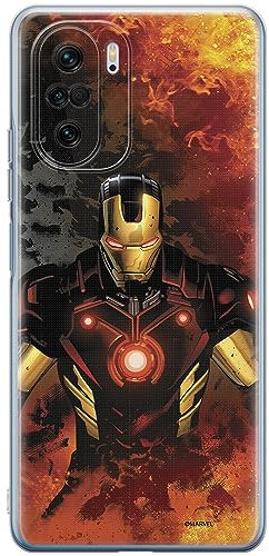 ERT GROUP Funda para teléfono móvil Xiaomi MI 11i/ REDMI K40/K40 Pro/Poco F3/ F3 Pro Original y con Licencia Oficial de Marvel con diseño Iron Man 003, Funda Hecha de TPU