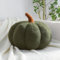 Bettschlange Kürbis Kissen, 3D Kürbis Deko, Halloween Plüsch Kürbis Kissen Gemütliche Herbst Gefüllte Zierkissen für Erntedankfest Weihnachten Schlafzimmer, Stuffed Plush, Grün, 20cm