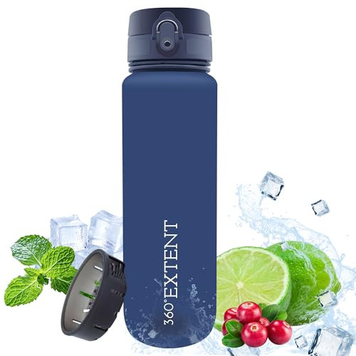 Generisch 360°EXTENT Trinkflasche, 360 Trinkflasche,1l Sport Trinkflasche, [ BPA Frei-Tritan Wasserflasche ] Wasserflasche Sport, Camping, Schule, Arbeit, Outdoor, Gym, Extent trinkflasche, 1000-ml
