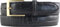 BELTINGER Gürtel mit Krokoprägung 3,5 cm | Leder-Gürtel für Herren 35mm Kroko-Optik | Kroko-Muster Schnalle Gold | Schwarz 80cm