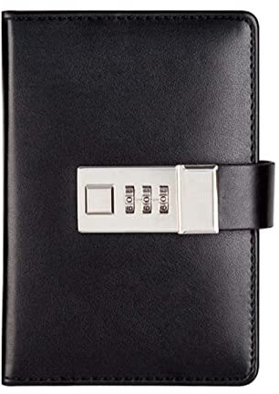 MaikOn Quaderno, diario di proiettili, diario con serratu Diari di journaling Notebook creativo con password, diario con blocco, journaling installato, nota di scrittura, carta spessa (Color : C)