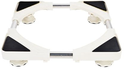 Support de Machine à Laver Base Socle 47-70 cm Base Réglable Multifonction avec 12 Pieds pour Machine à laver Lave-vaisselle Sèche-linge Frigo (Hauteur:7-9cm)