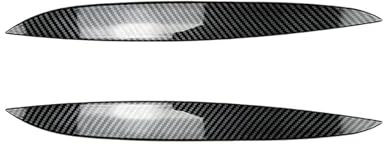 Hongxiani Auto Scheinwerfer Augenbrauen für VW Golf 4 Mk4 GTI TDI SDI R32 1997-2006,Scheinwerfer Augenbraue Augenbrauen Augenlid Auto Zubefer,Carbon Look
