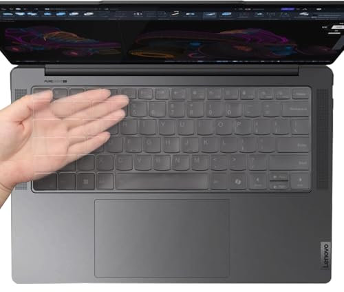 Keyboard Cover Skin for 2024 Lenovo Slim 7i 14.5, Lenovo Yoga Pro 7 / Yoga Slim 7X / Yoga Slim 7 Gen 8/ Yoga Slim Pro 7 14.5, Slim Pro 9i 14.5, Yoga Pro 9 9i 14.5 Keyboard Skin-TPU