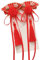 Accessoires à cheveux rouges pour filles | Nœuds rouges poilus avec pompons – Pince à cheveux chinoise, accessoires de cheveux pour le Nouvel An pour anniversaires, célébrations