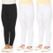 Merry Style Mädchen Lange Leggings aus Baumwolle MS10-225 (Schwarz/Weiß/Weiß, 122 cm)