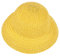 JOINPAYA Puppe Strohhut kleine Puppe Sonnenhut aus Stroh Mini-Hüte Strohhüte Puppe Zylinder doll Accessories geburtstagsdekoration Puppen-Miniatur-Strohhut Mini-Hut- Yellow