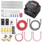 Trsaow 5m Split Charge Relay Kit,Leisure Battery 12V 140A Split Charge Relay IP68 Waterproof Automatic and Manual Modes for Camper Auto Van Sea Vehicles