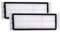 Accessorio filtro polvere lavabile, compatibile con Roborock S5 Max S50 S55 S6 S6Pure E4 E5 S6MaxV Robot Aspirapolvere Filtro HEPA(2pcs)