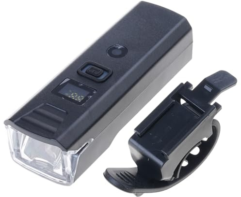 Whoasyst Luz frontal impermeable para bicicleta, luz frontal recargable, linterna LED para manillar de bicicleta