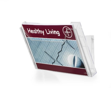 Durable 868419 Prospekthalter Combiboxx (A4, Querformat, 1 Fach)transparent