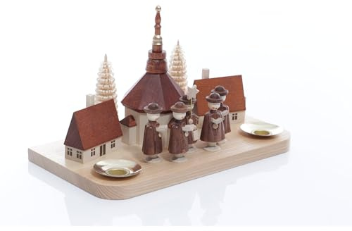 Rudolphs Schatzkiste Kerzenhalter Kurrende Höhe ca 13 cm NEU Kerzenständer Kerzenleuchter Kurrendefiguren Kirche Gotteshaus Stern Sänger Weihnachten Seiffen Erzgebirge