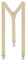 Boolavard Hosenträger Herren Damen Hosen Träger Y Form Style Clips Schmal Neon Bunt Farbig (24. Beige)