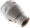 Zenitech - Douille Orientable Étanche - Culot E27 - Tension Max 250V - Intensité Max 4A - Puissance Max 100W - Éclairage Adapté, Ajustement de l'Angle - Conforme à la Norme CE - Blanc