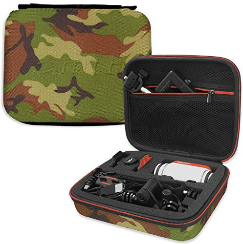 mtb more energy® Schutztasche XL für Garmin Virb Elite, X, XE/Contour Roam 3 / Ghost-S/Tomtom Bandit UVM... - Tarnfarben - Koffer Case Stecksystem Modular