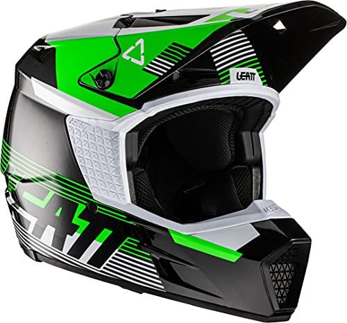 Leatt 1022010203 Motorradhelm 3.5 V22, Schwarz, L, 59-60 cm