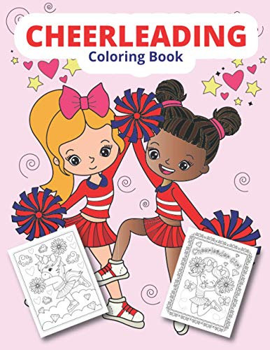Cheerleading Coloring Book: Cheerleader coloring for girls