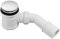 Sellon24® Ablaufgarnitur für die Duschwannen mit Ø 52mm Ablaufloch inkl. Ablaufbogen Siphon McAlpine Abdeckung Edelstahl