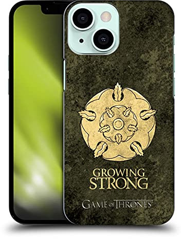 Head Case Designs Licenza Ufficiale HBO Game of Thrones Tyrell Sigilli Scuri Custodia Cover Dura per Parte Posteriore Compatibile con Apple iPhone 13 Mini