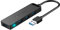 Hub USB 3.0, Vention Multi USB Hub con 4 Puertos Concentrador Adaptador USB Data Hub Ultra-Fino 5Gbps para Macbook, Laptop, Surface Pro, PS4, PC, Unidades Flash USB, HDD móvil etc.