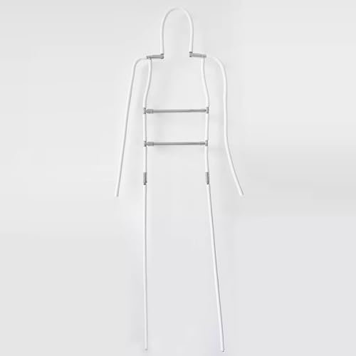 BIBOYA Mannequin Justierbare Körperform-Anzeigenaufhänger, Robuster, Langlebiger Umwelt-Schaufensterpuppen-Aufhänger für Anzug-/Design-Schulungen, Kleidung im Schlafzimmer Ausstellen
