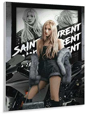 Südkoreanische Mädchengruppe Blackpink Rose Poster Papier Puzzle 1000 Stück Adult Toys Dekompressionsspiel（38x26cm-z127p