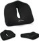 Flowen Cuscino Sedia Ufficio e Cuscino Auto Guidatore in Memory Foam HD per la Comodità e Sostengo del Coccige sul Sedile Seduta Ergonomica da Scrivania Studio/Gaming/Smart Working Cuscino Anatomico