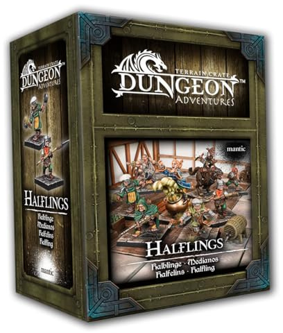 Mantic Halblinge SW - Sammleredition - Tabletop-Spiel - Miniaturenkriegsspiel - Fantasy - Klassisch - Unisex - Teen, Youth - 144+ Jahre - 168+ Monate