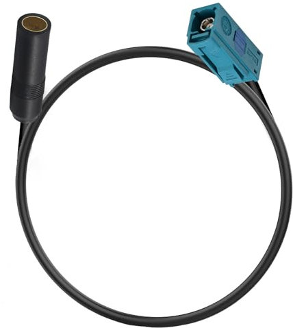 Cable Fakra Z Hembra a Conector DIN, Cable de Antena de Radio FM Am estéreo para vehículo Universal para Coche, Audio estéreo, Unidad Principal de Radio HD, Reproductor Multimedia de CD de 12inch