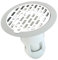 kawehiop Siphon de sol de douche Léger 360° Déodorant Drains Plastique Anti-refoulement Anti-insectes Anti-odeur Noyau d'égout Salle de bain, Blanc